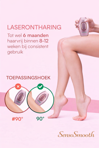SensoSmooth™ IPL Laserontharingsapparaat voor Thuisgebruik